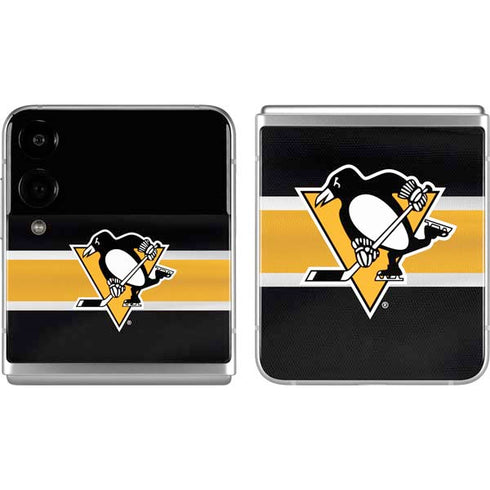 NHL Pittsburgh Penguins Jersey Galaxy Z Flip4 5G Skin